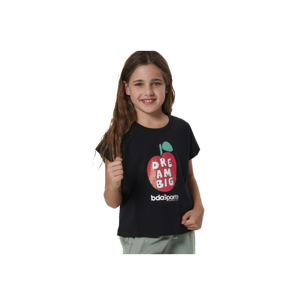 Body Action Heavy Jersey Graphic Μπλούζα Αμάνικη (042602 BLACK-01)