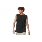 Body Action Natural Dye Sleeveless Ανδρική Αμάνικη Μπλούζα Μαύρη