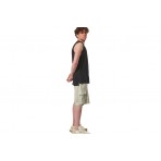 Body Action Natural Dye Sleeveless Ανδρική Αμάνικη Μπλούζα Μαύρη