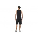 Body Action Ανδρικό Αμάνικο T-Shirt Μαύρο