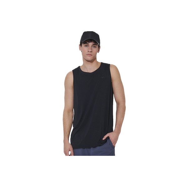 Body Action Lightweight Yoga Μπλούζα Αμάνικη Ανδρική (043609 BLACK-01)