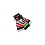 X-Code 3 Pairs Smartech Crew Κάλτσες Ψηλές (04700 WHITE-BLACK-MULTI)