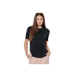 Body Action Modal Blend Raw Cut T-Shirt Γυναικείο (051525 BLACK-01)