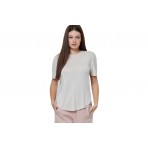 Body Action Modal Γυναικείο Κοντομάνικο T-Shirt Εκρού