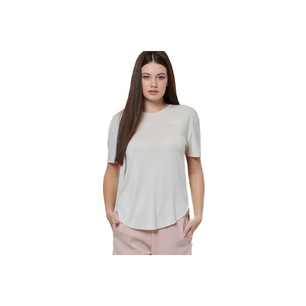 Body Action Modal Blend Raw Cut T-Shirt Γυναικείο (051525 SALT ECRU-05)