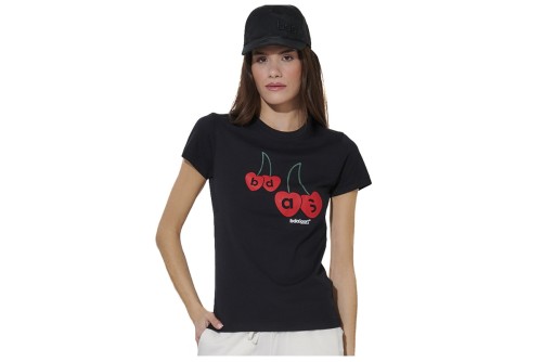 Body Action Slim Fit T-Shirt Γυναικείο (051620 BLACK-01)