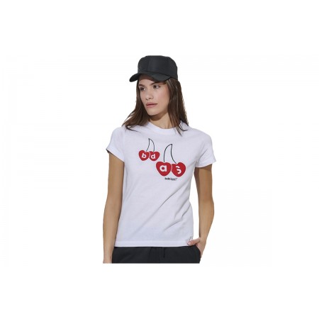 Body Action Slim Fit Γυναικείο Κοντομάνικο T-Shirt Λευκό