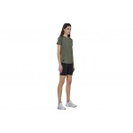 Body Action Training Γυναικείο Κοντομάνικο T-Shirt Χακί