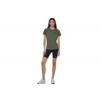 Body Action Training Γυναικείο Κοντομάνικο T-Shirt Χακί