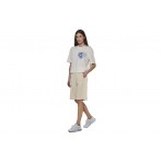 Body Action Relaxed Fit Mercerised T-Shirt Γυναικείο (051624 WHITE ALYSSUM-05A)