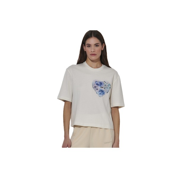 Body Action Relaxed Fit Mercerised T-Shirt Γυναικείο (051624 WHITE ALYSSUM-05A)