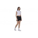 Body Action Stretch Jersey Γυναικείο Κοντομάνικο Cropped T-Shirt Λευκό
