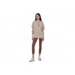 Body Action Graphic T-Shirt Γυναικείο (051629 TAUPE GREY-05C)