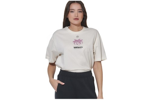 Body Action Graphic T-Shirt Γυναικείο (051629 WHITE ALYSSUM-05A)