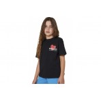 Body Action Floral Print T-Shirt (052604 BLACK-01)