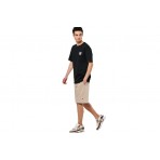 Body Action Ανδρικό Κοντομάνικο T-Shirt Μαύρο