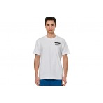Body Action Ανδρικό Κοντομάνικο T-Shirt Λευκό