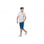 Body Action Ανδρικό Κοντομάνικο T-Shirt Λευκό