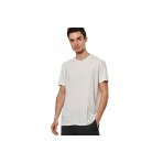 Body Action Ανδρικό Κοντομάνικο T-Shirt Εκρού