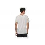 Body Action Ανδρικό Κοντομάνικο T-Shirt Εκρού