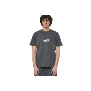 Body Action Natural Dye T-Shirt Ανδρικό (053522 CHARCOAL GREY-03F)