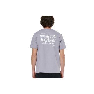Body Action Cotton Jersey T-Shirt Ανδρικό (053525 LILAC GREY-03)
