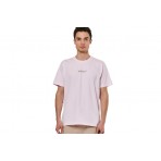 Body Action Ανδρικό Κοντομάνικο T-Shirt Ροζ