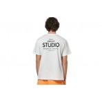Body Action Ανδρικό Κοντομάνικο T-Shirt Λευκό