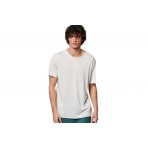 Body Action Modal Ανδρικό Κοντομάνικο T-Shirt Εκρού