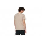 Body Action Ανδρικό Κοντομάνικο T-Shirt Μπεζ