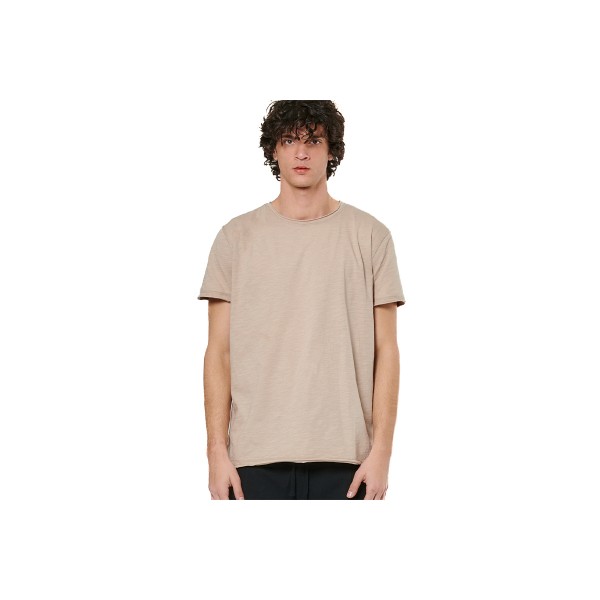 Body Action T-Shirt Ανδρικό (053528 TAUPE GREY-05C)