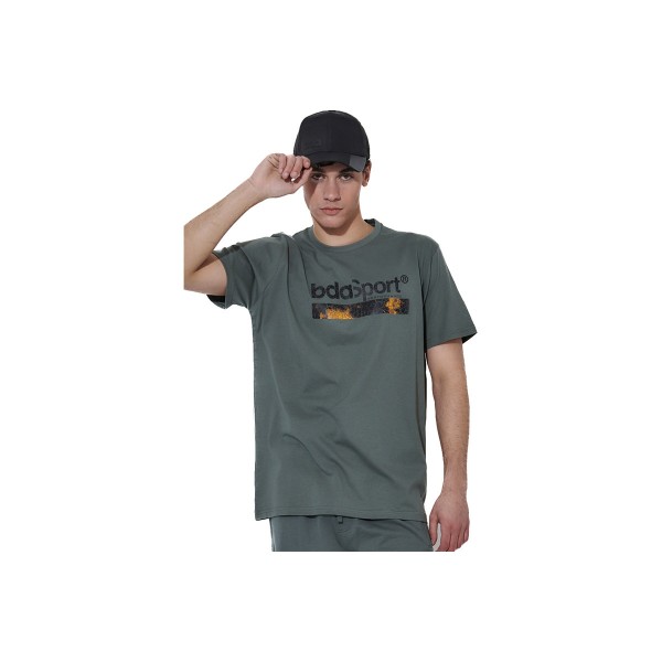 Body Action Logo T-Shirt Ανδρικό (053616 BALSAM GREEN-07A)