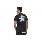 Body Action Slim Fit T-Shirt Ανδρικό (053618 BLACK-01)