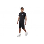 Body Action Slim Fit T-Shirt Ανδρικό (053618 BLACK-01)