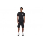 Body Action Slim Fit T-Shirt Ανδρικό (053618 BLACK-01)
