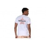 Body Action Slim Fit T-Shirt Ανδρικό (053618 WHITE-02)