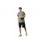 Body Action Workout T-Shirt Ανδρικό (053620 KHAKI GREEN-07E)