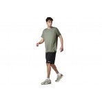 Body Action Workout T-Shirt Ανδρικό (053620 KHAKI GREEN-07E)
