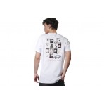 Body Action Graphic T-Shirt T-Shirt Ανδρικό (053628 WHITE-02)