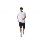 Body Action Graphic T-Shirt T-Shirt Ανδρικό (053628 WHITE-02)