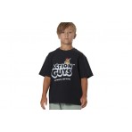 Body Action Heavy Jersey Graphic T-Shirt (054604 BLACK-01)