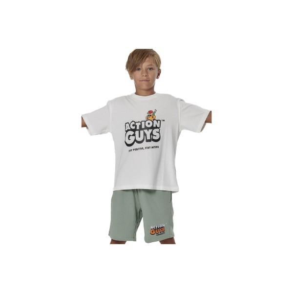 Body Action Heavy Jersey Graphic T-Shirt (054604 WHITE ALYSSUM-05A)