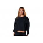 Body Action Womens Modal Crop Sweatshirt (061527 BLACK-01)