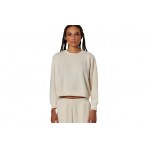Body Action Womens Modal Crop Sweatshirt (061527 SALT ECRU-05)