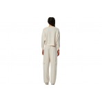Body Action Womens Modal Crop Sweatshirt (061527 SALT ECRU-05)