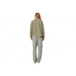 Body Action Women S Oversize Boucle-Fleece Half-Zip (061529 FOG GREEN-07A)