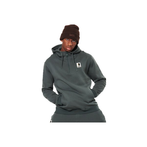 Body Action Half-Zip Hoodie Ανδρικό (063512 BALSAM GREEN-07A)