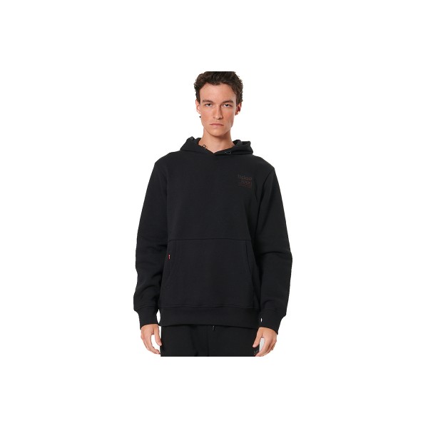 Body Action Men S Soft Fleece Hoodie (063514 BLACK-01)