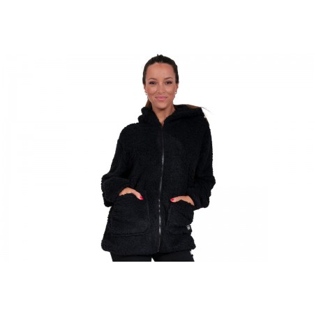 Body Action Women Oversized Full-Zip Sherpa Hoodie Ζακέτα Με Κουκούλα 