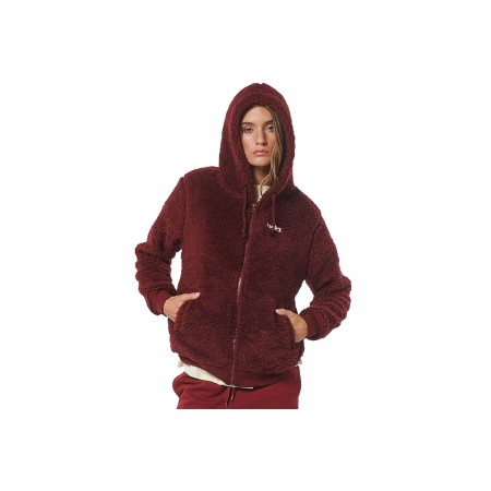 Body Action Women Sherpa Hoodie Ζακέτα Με Κουκούλα Γυναικεία 